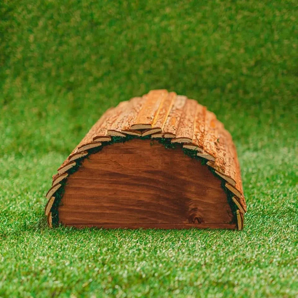 Curved Wooden Hedgehog House