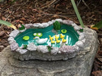 Solar-Powered Pond Family Duck & Ducklings Ornament