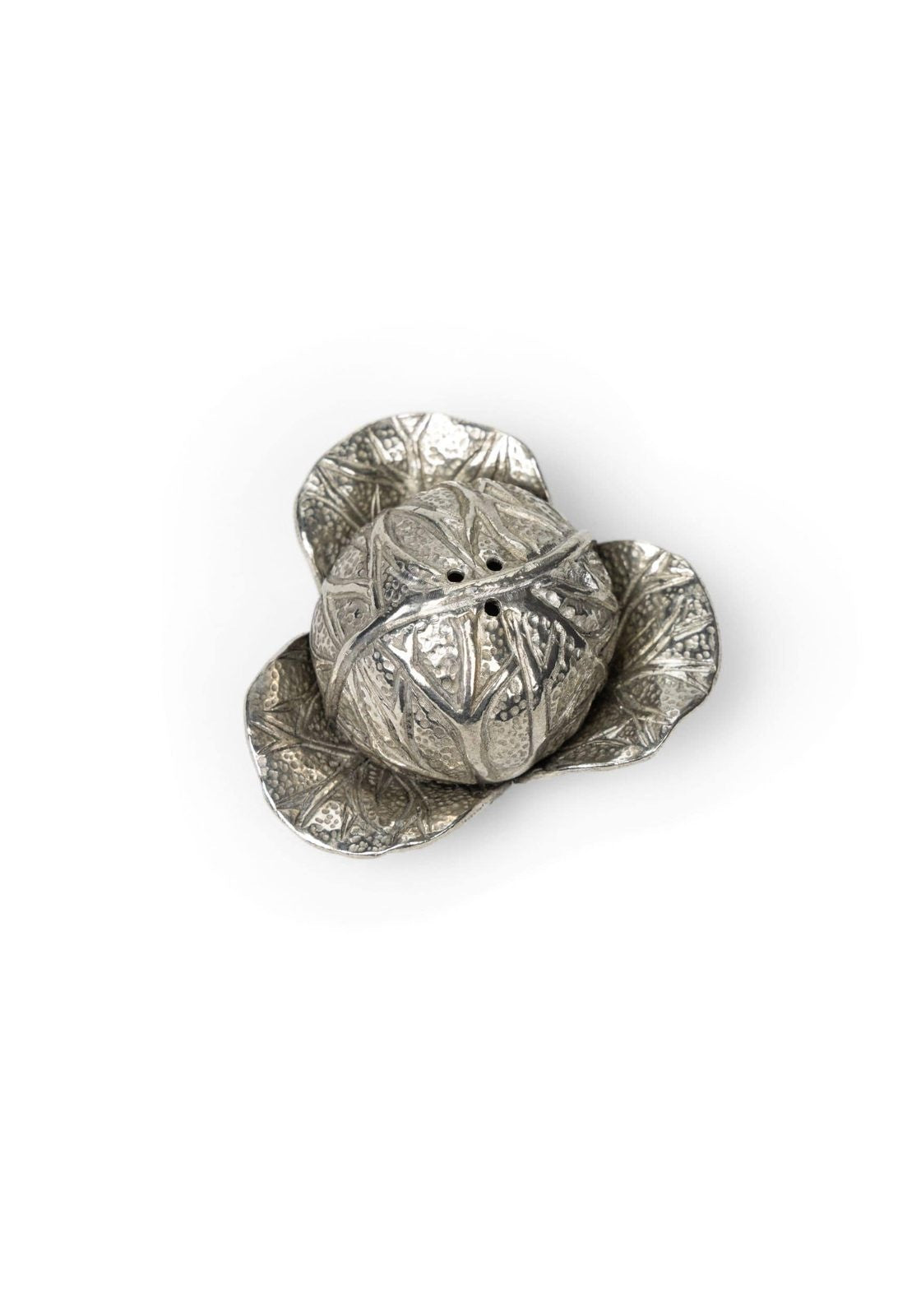 Pewter Cabbage Salt and Pepper