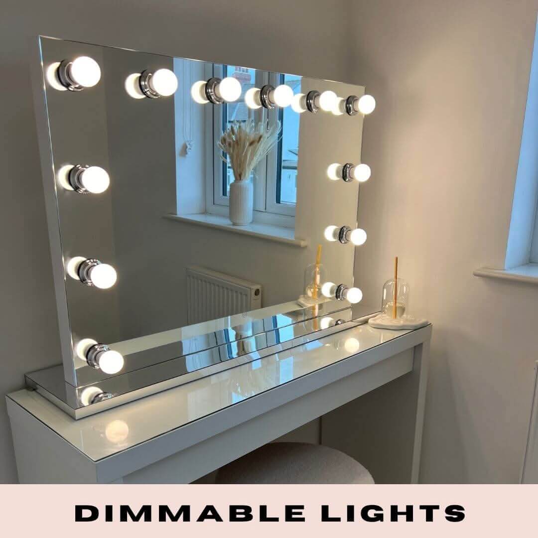 Large Vanity Face LED Mirror 100x70cm
