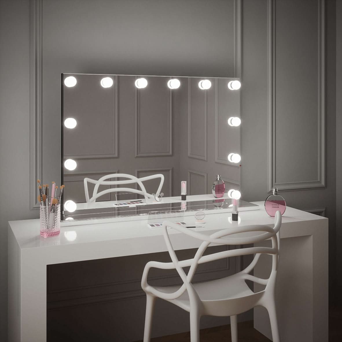 Large Vanity Face LED Mirror 100x70cm