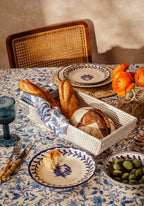 Wiltshire Long Rattan Basket in White