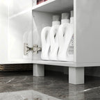 Tall Storage Cabinet with Adjustable Shelves and Double Doors