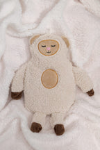 1L Sheep Hot Water Bottle with Soft Plush Cover 40cm