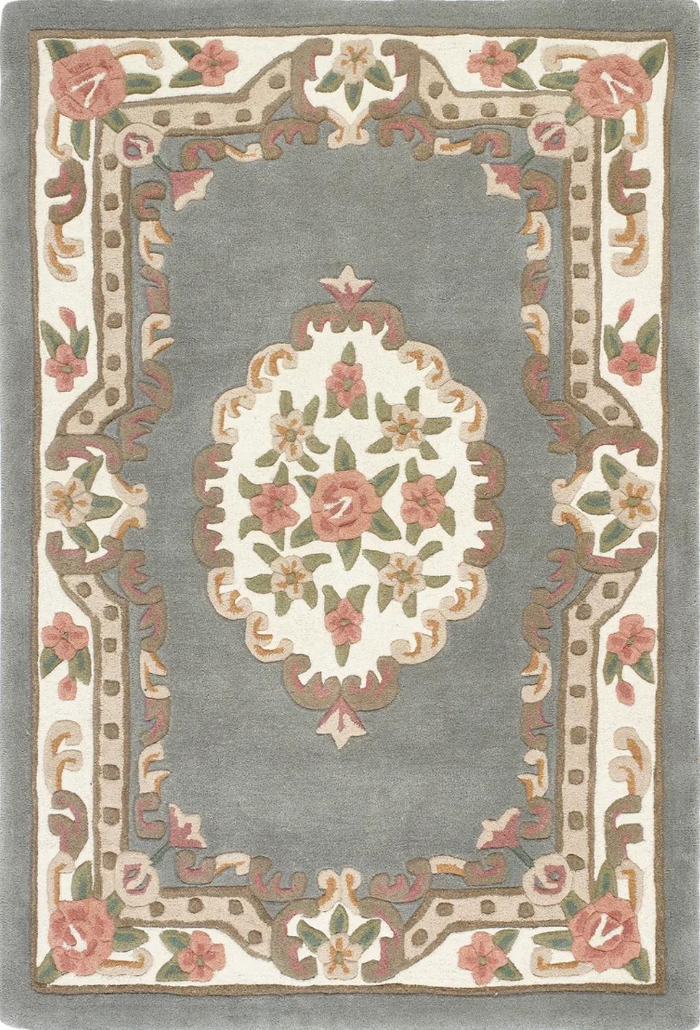 Shensi Grey Medallion Rug