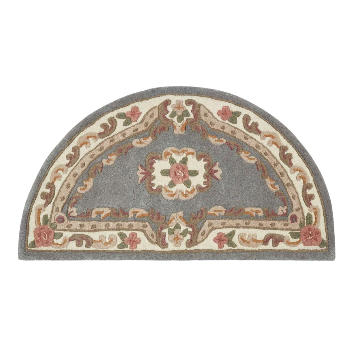 Shensi Grey Medallion Rug 67X127 cm