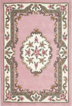 Shensi Pink Medallion Rug