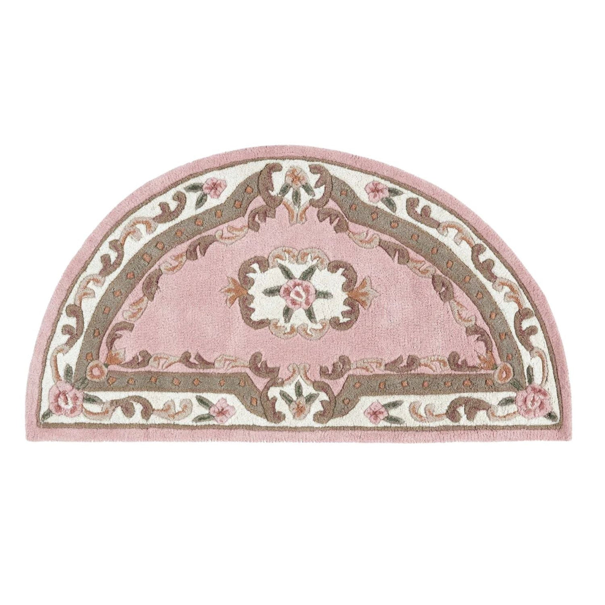 Shensi Pink Medallion Rug 67X127 cm