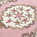 Shensi Pink Medallion Rug