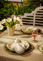 Cara Shell Side Plate, Green Set of 4