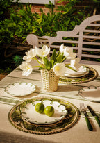 Glorious Green Scalloped Side Plates - Set of 4