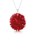 Poppy Full Moon Large Pendant Necklace Long: 24-26 inch (609-660mm)