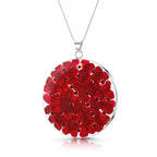Poppy Full Moon Large Pendant Necklace Long: 24-26 inch (609-660mm)