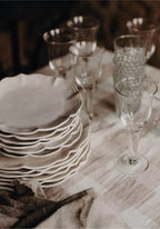 Simple Stoneware - White Dinner Plates - Set of 4