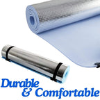 Single Waterproof Roll Up Foam Camping Mat with Carry Straps