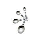 4-Piece Stainless Steel Measuring Spoon Set