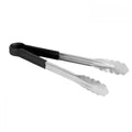 Colour Coded Black Serving Tong with Non-Slip Handle 305mm