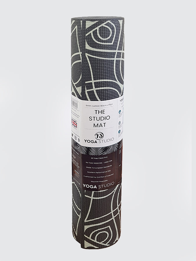Designed Reversible Sticky Yoga Mat 6mm