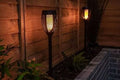 8x Flame Effect Solar Torch Stake Lights
