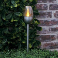8 Pack Solar Flame Effect LED Stake Lights for Garden Pathways