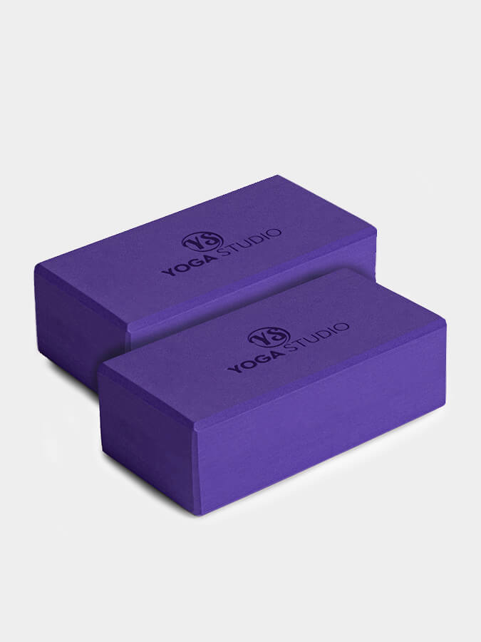 Yoga Studio EVA Yoga Brick Twin Pack Purple