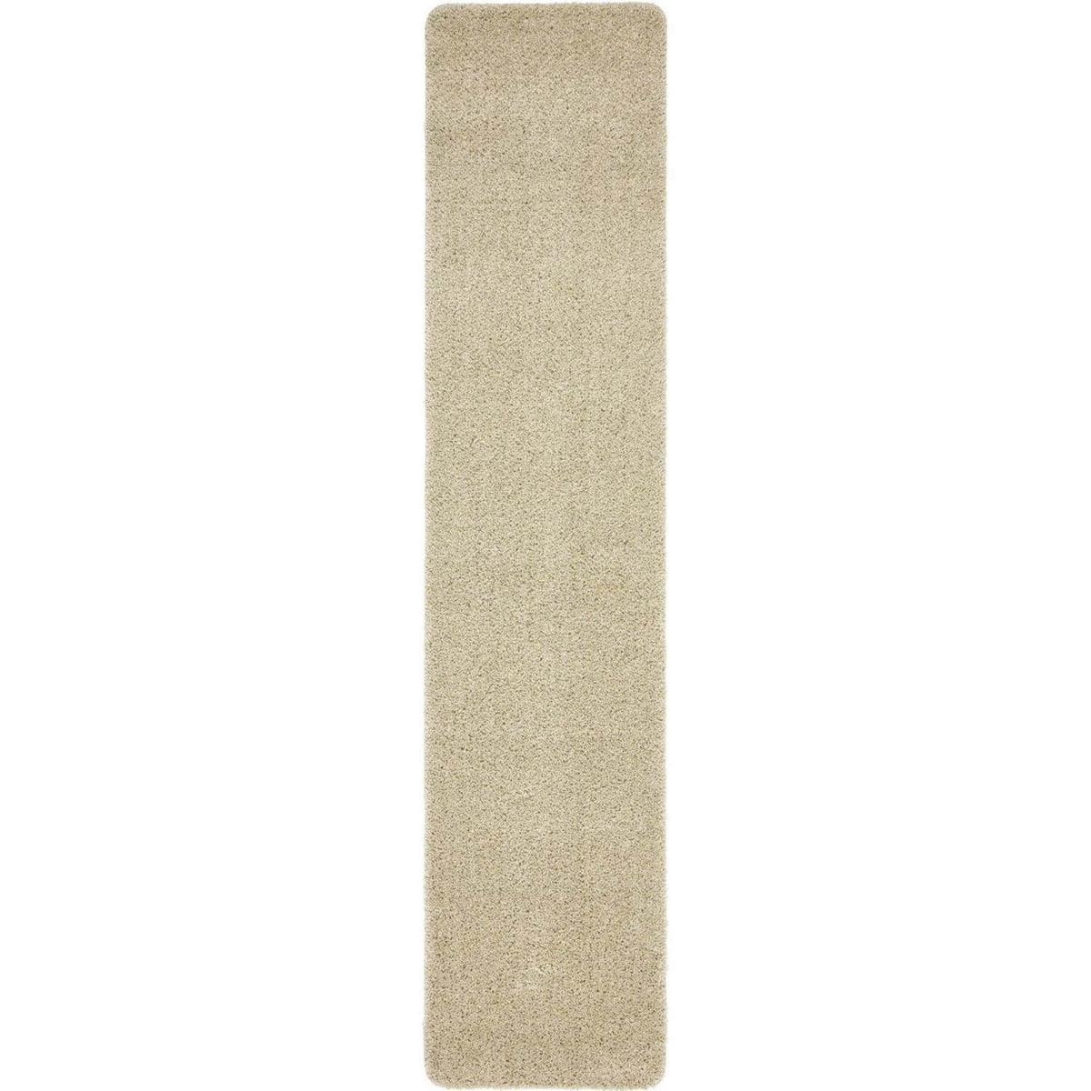 Washable Stone Shaggy Rug 67X300 cm