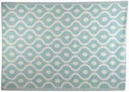 Easy Clean Decorative Neptune Cool Grey Garden Mat