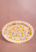 Sunshine Daisy Oval Serving Plate