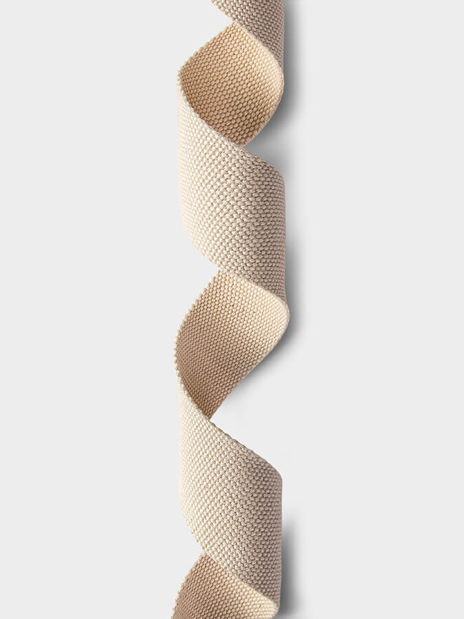 GOTS Organic Cotton D-Ring 2.5m Yoga Belt Strap