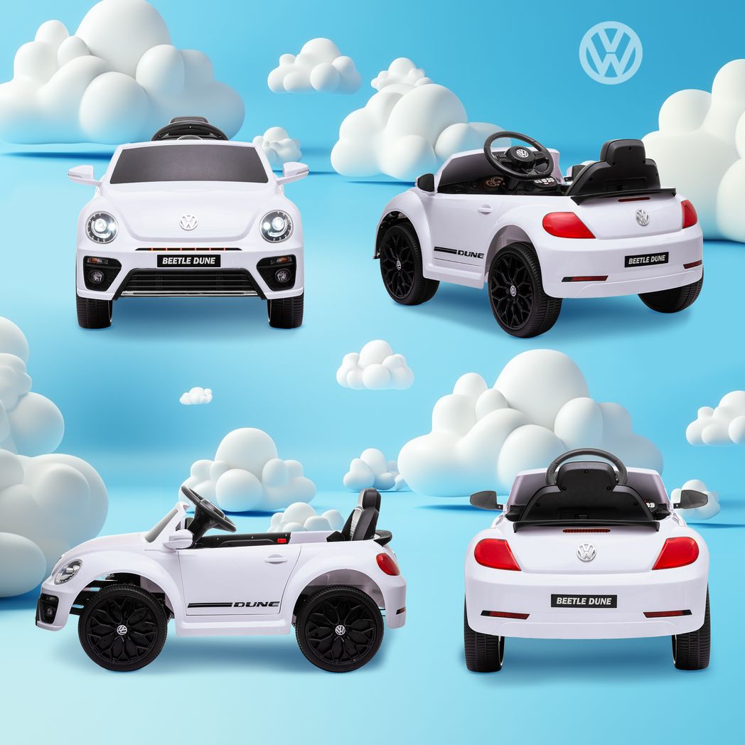 Volkswagen Beetle Licensed 12V Ride on Car w/ Remote Control
