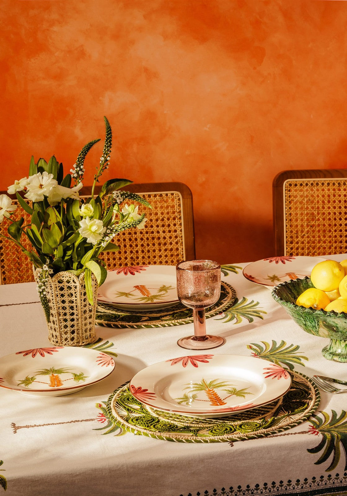 Palm Tree Tablecloth - I Dream of Genie