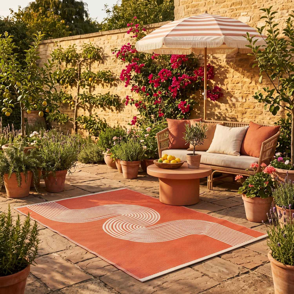 Urban Outdoor Rug Terra & Beige