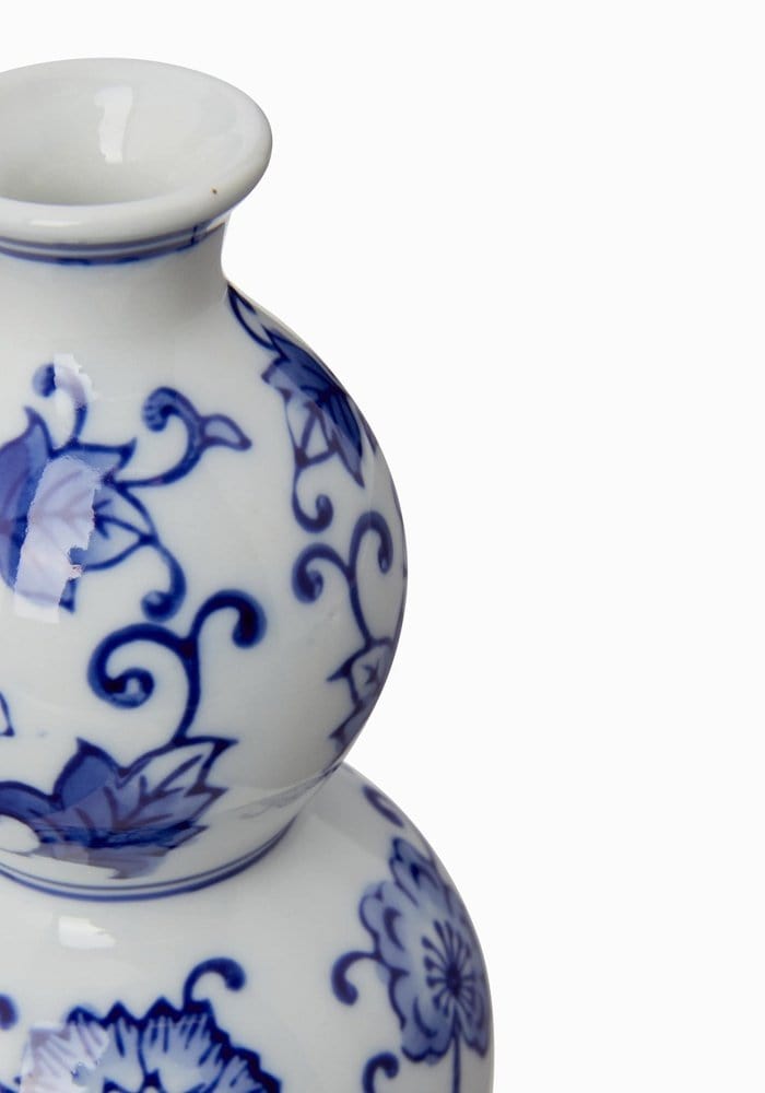 Three Delft Bud Vases