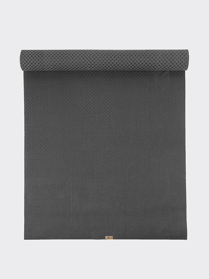 ecoYoga Travel Jute Yoga Mat - 2mm Grey