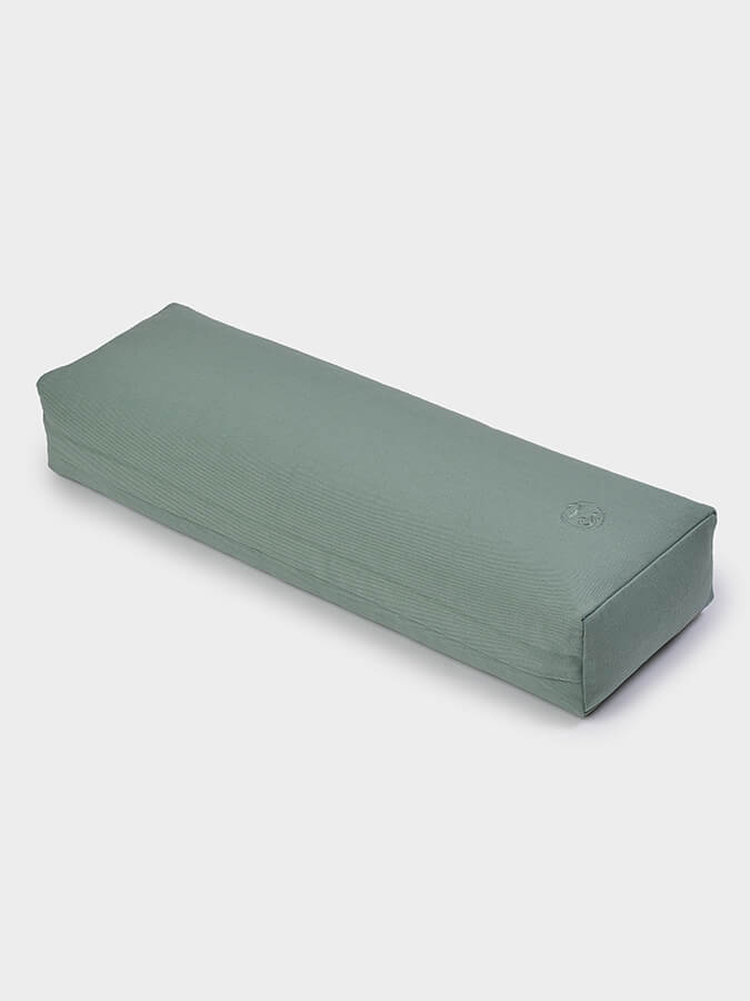 Yoga Studio Small Buckwheat Rectangular Bolster Sage Green