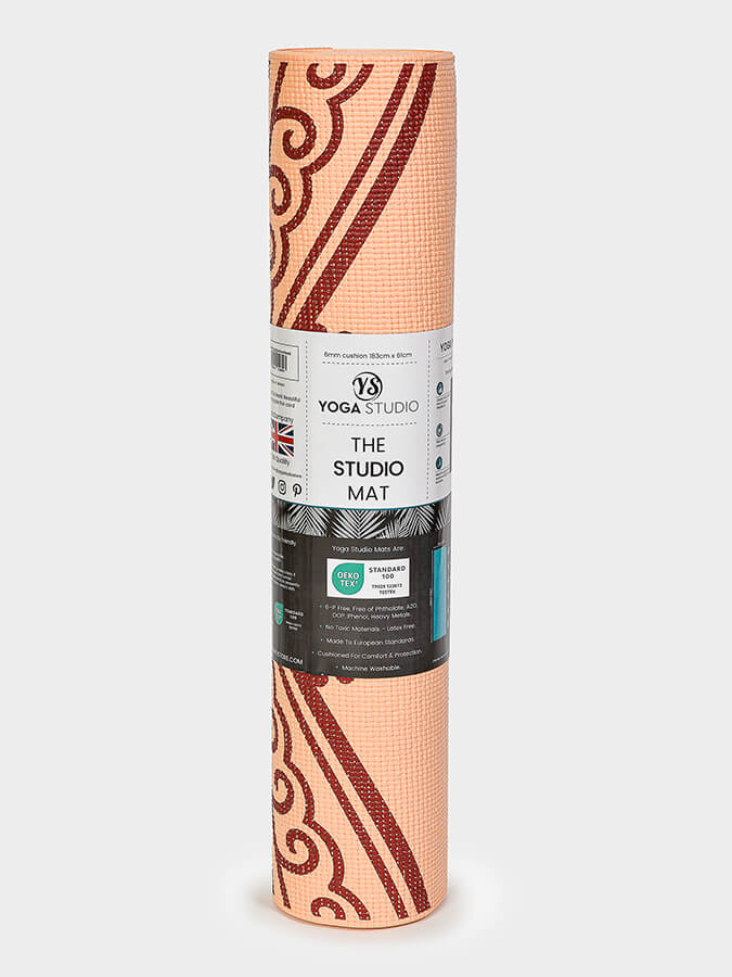 Designed Reversible Sticky Yoga Mat 6mm