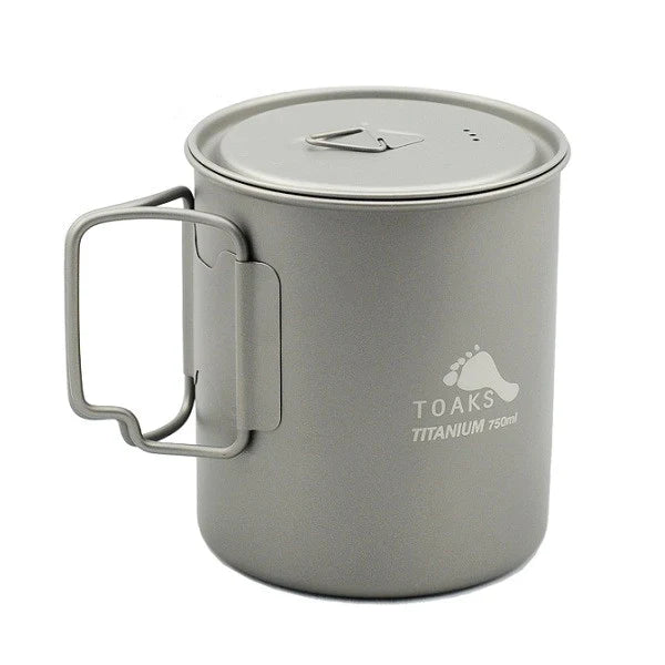 TOAKS Titanium Lightweight Pot with Lid (750ml & 900ml)
