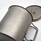 TOAKS Titanium Lightweight Pot with Lid (750ml & 900ml)