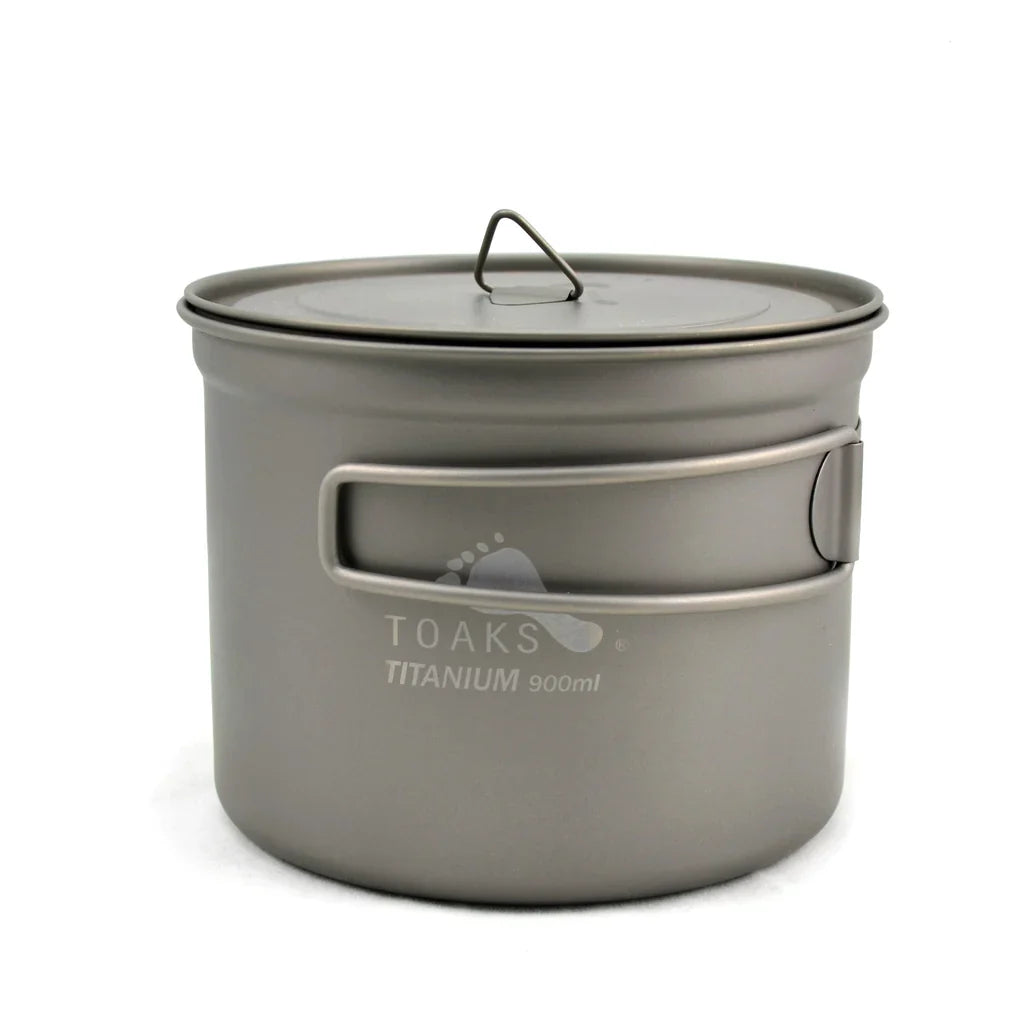 TOAKS Titanium Lightweight Pot with Lid (750ml & 900ml)