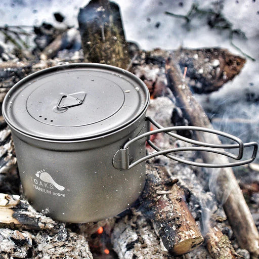 TOAKS Titanium Lightweight Pot with Lid (750ml & 900ml)