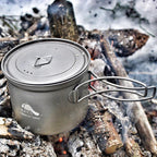 TOAKS Titanium Lightweight Pot with Lid (750ml & 900ml)