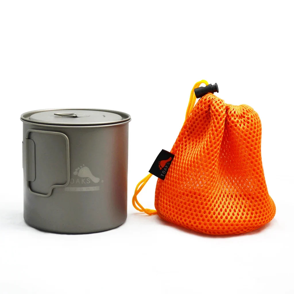 Toaks light Titanium Pots with Lid ( 550ML or 650ML) 650 ML