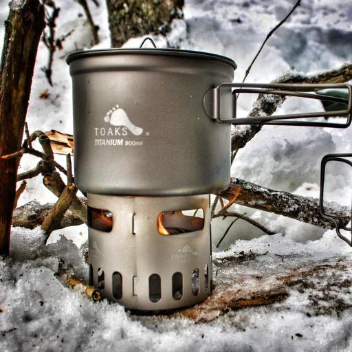 TOAKS Titanium Lightweight Pot with Lid (750ml & 900ml)