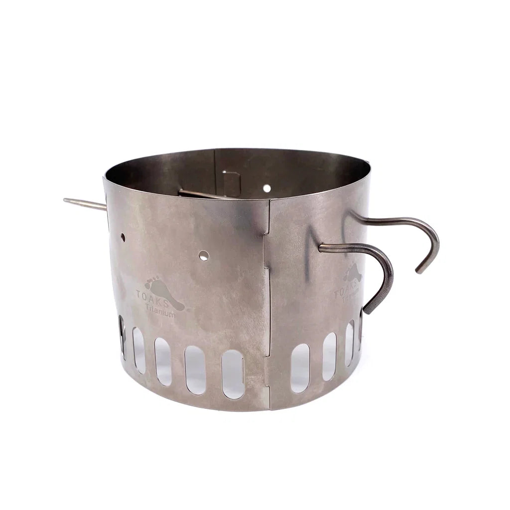 Toaks Tistand Titanium Alcohol Stove Dual Stand and Windscreen