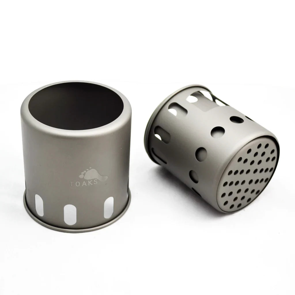Toaks Titanium Wood Burning Stove ( Small  /  Large)