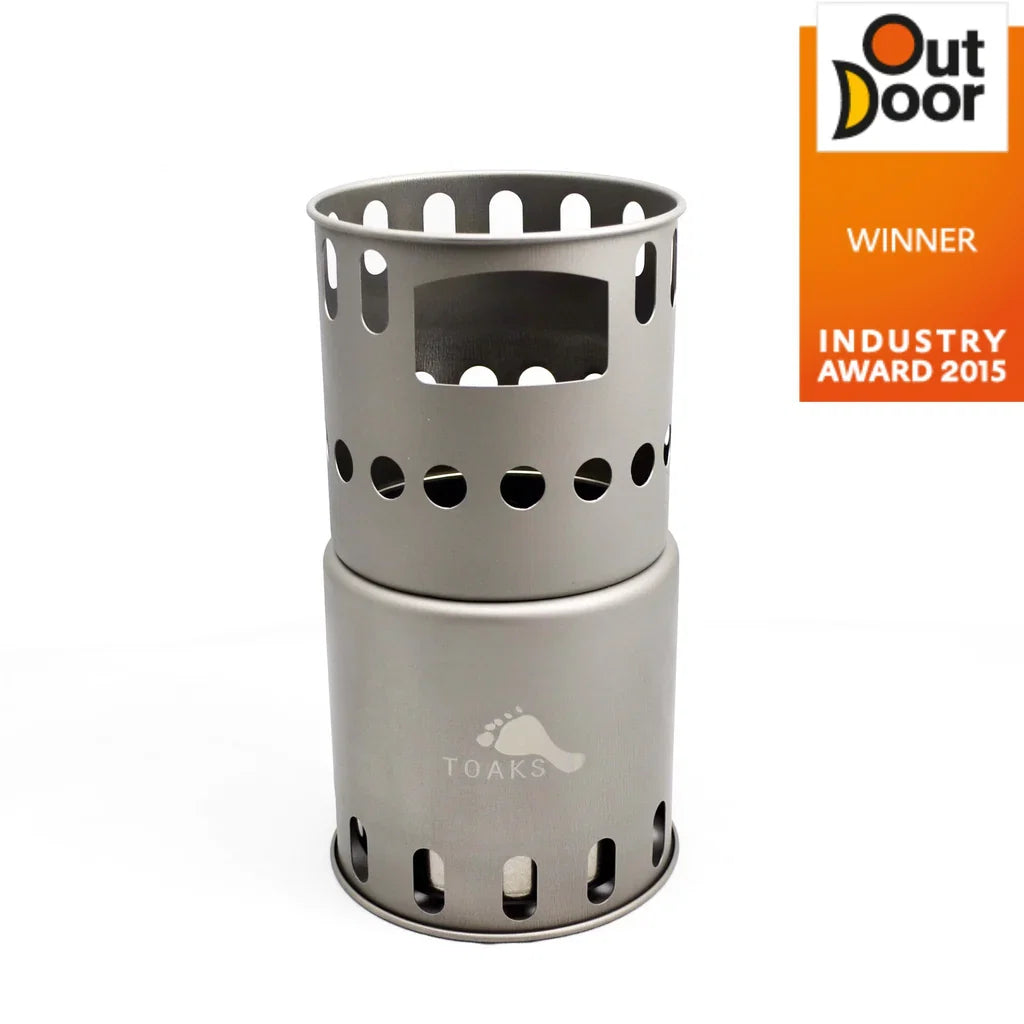 Toaks Titanium Wood Burning Stove ( Small / Large) Large