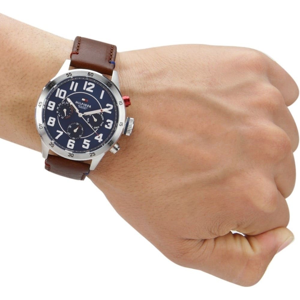 Tommy Hilfiger 1791066 Trent Men's Brown Leather Watch
