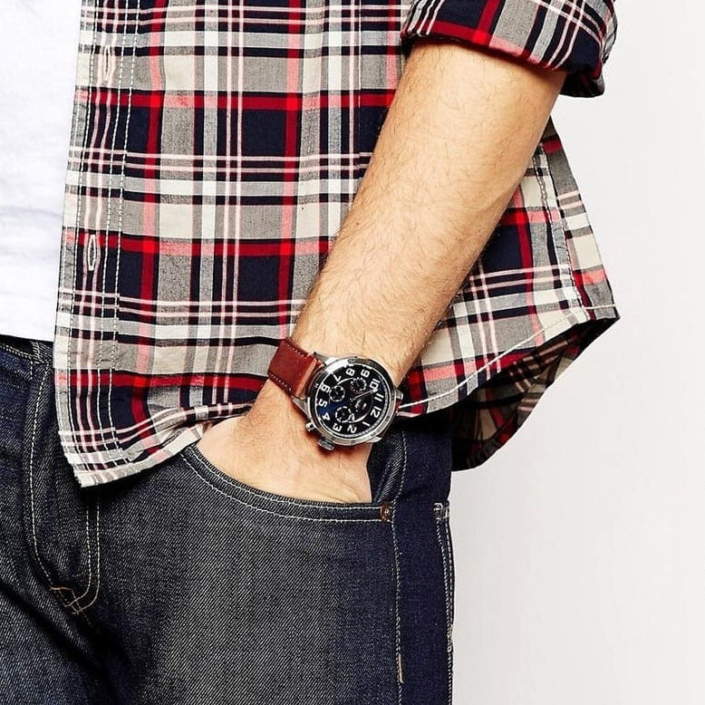 Tommy Hilfiger 1791066 Trent Men's Brown Leather Watch