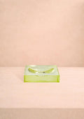 Chelsea Glass Trinket Tray - Yellow/Green