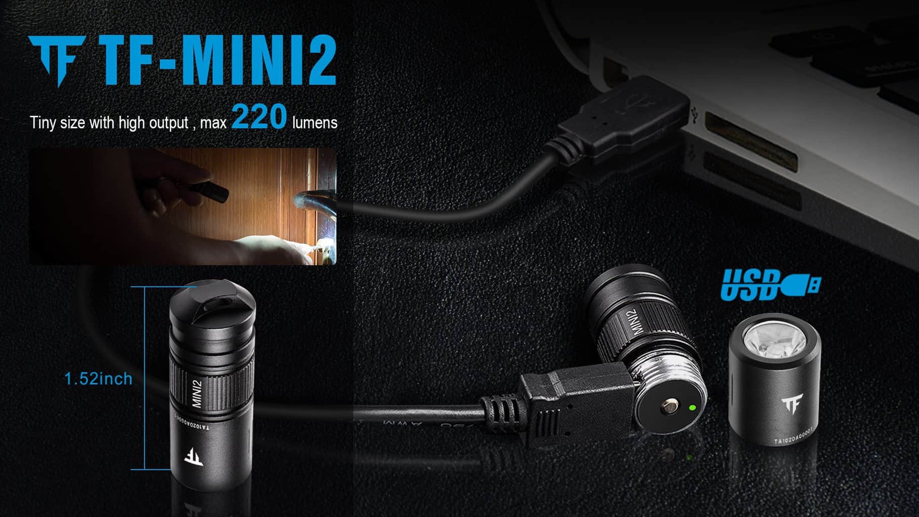 TrustFire Mini2 Keychain Flashlight